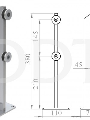 Trụ Inox -05