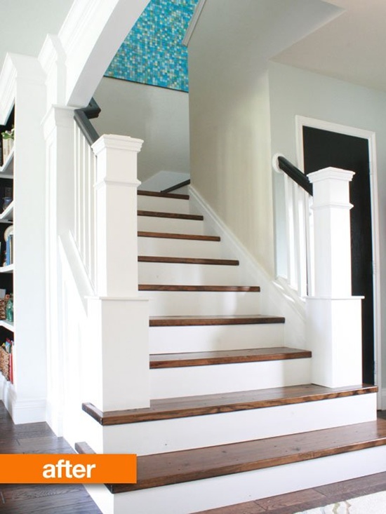 Thay đổi diện mạo cho cầu thang cũ kĩ nhà bạn 4 Thay đổi diện mạo cho cầu thang cũ kĩ nhà bạn 4