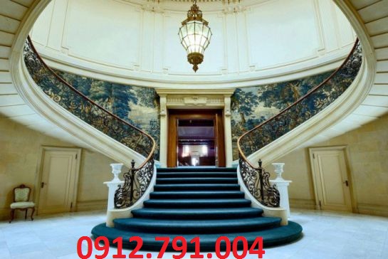 Cầu thang sang chảnh cho biệt thự