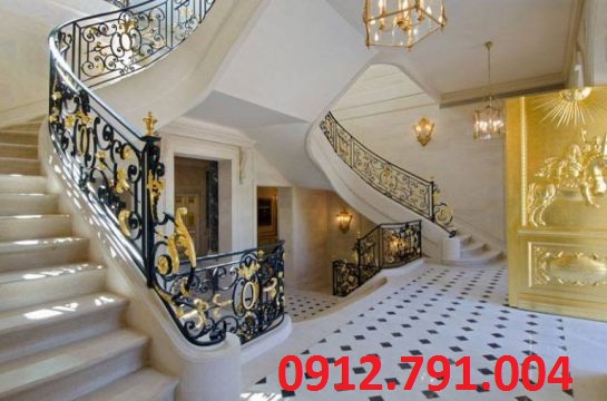 Cầu thang đẹp cho biệt thự